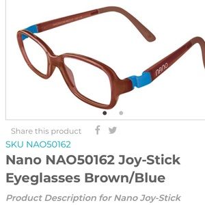 Nano joystick brown and blue glasses
